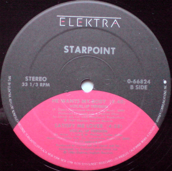 12": Starpoint - He Wants My Body