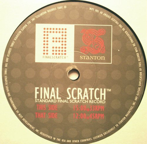 No Artist - Stanton Final Scratch Control Record Standard Version