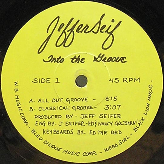 12": JefferSeif - Into The Groove