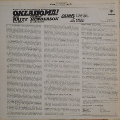 John Raitt, Florence Henderson, Jack Elliott, Ara Berberian, Phyllis Newman, Franz Allers - Oklahoma!