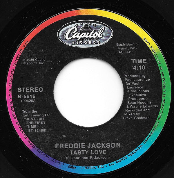 7": Freddie Jackson - Tasty Love / I Wanna Say I Love You