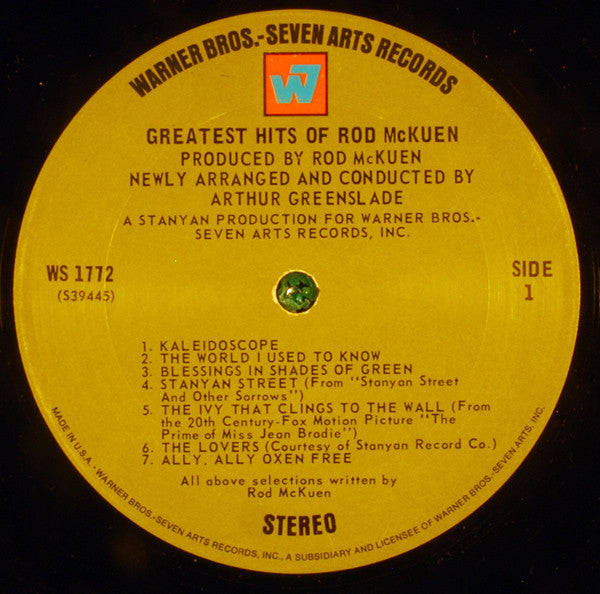 Rod McKuen - Greatest Hits Of Rod McKuen