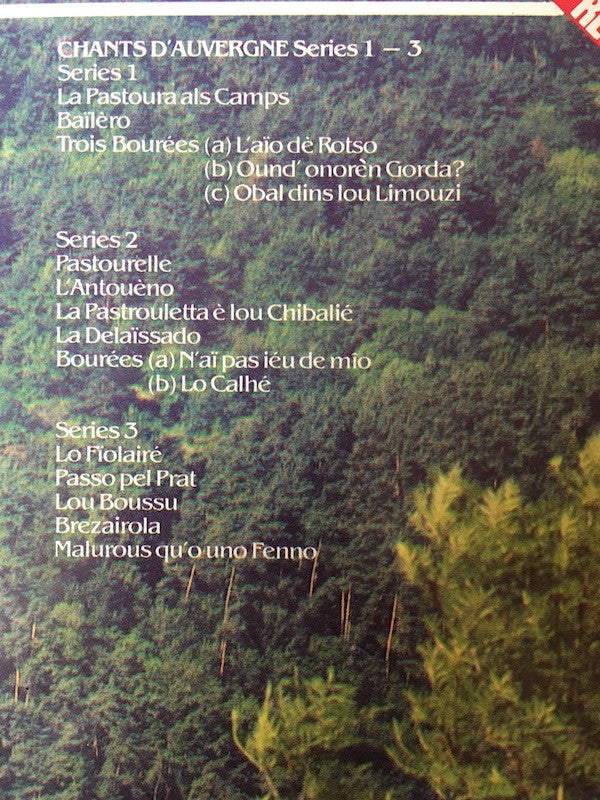 Joseph Canteloube, Kiri Te Kanawa, English Chamber Orchestra, Jeffrey Tate - Chants D'Auvergne Vol 1