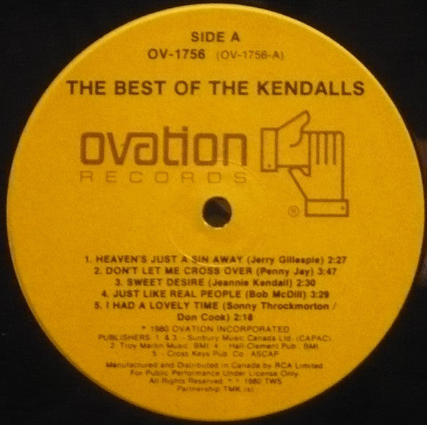 The Kendalls - The Best Of The Kendalls