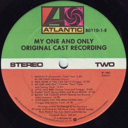 Twiggy, Tommy Tune - My One And Only (Original Cast Recording)