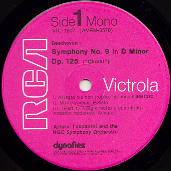 Arturo Toscanini, Eileen Farrell, Nan Merriman, Jan Peerce, Norman Scott, The Robert Shaw Chorale, NBC Symphony Orchestra, Ludwig van Beethoven - Ninth Symphony