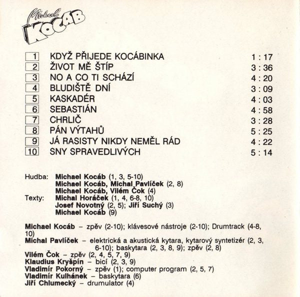Michael Kocáb - Povídali, Že Mu Hráli