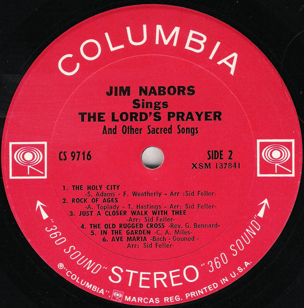 Jim Nabors - Jim Nabors Sings The Lord's Prayer And Other Sacred Songs