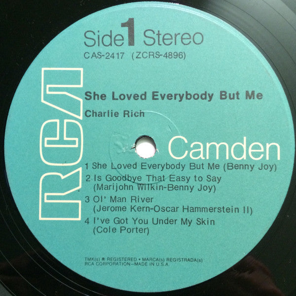 Charlie Rich - She Loved Everybody But Me