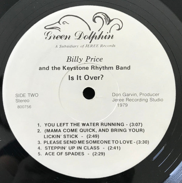 Billy Price And The Keystone Rhythm Band - Is It Over?