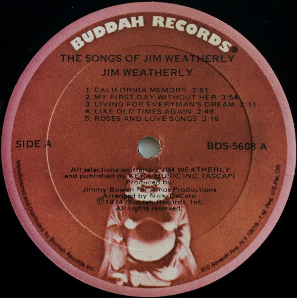 Jim Weatherly - The Songs Of Jim Weatherly