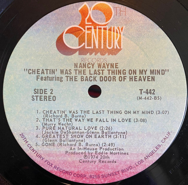 Nancy Wayne - Cheatin' Was The Last Thing On My Mind