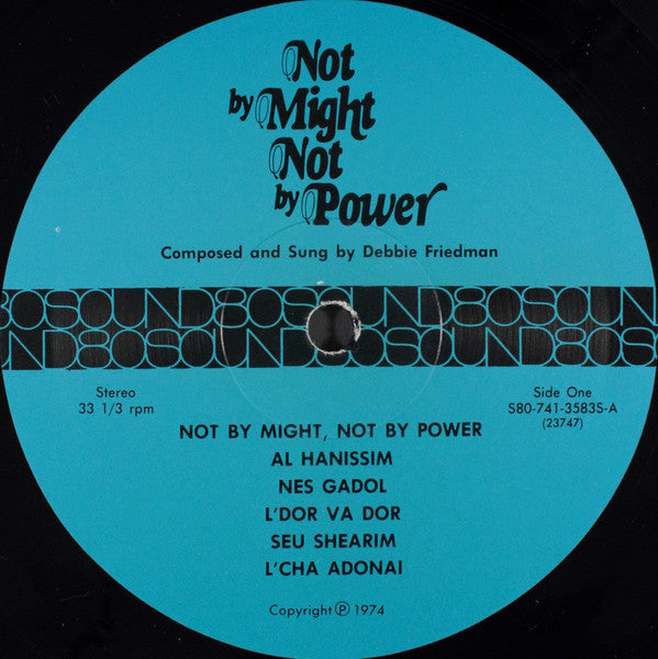 Debbie Friedman - Not By Might Not By Power