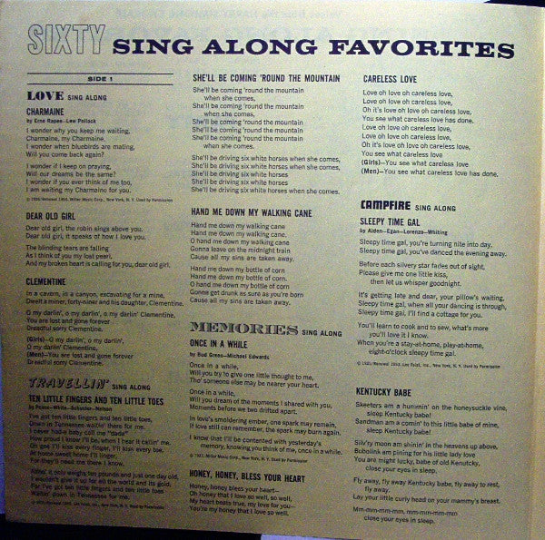 The Harry Simeone Chorale - Sixty Sing Along Favorites