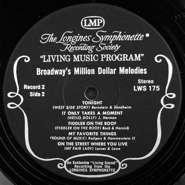 The Longines Symphonette, The Singing Choraliers - Broadway's Million Dollar Melodies