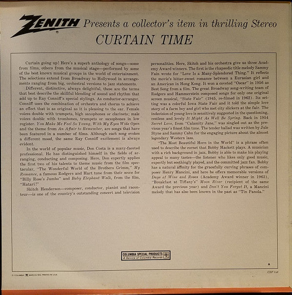 Various - Zenith Presents Curtain Time