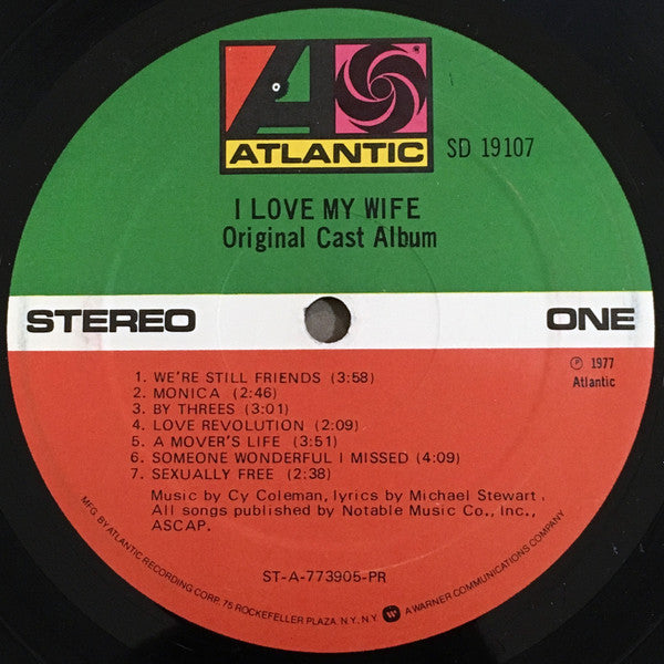 Cy Coleman, Michael Stewart - I Love My Wife