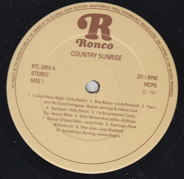 Various - Country Sunrise (20 Giant Hits)