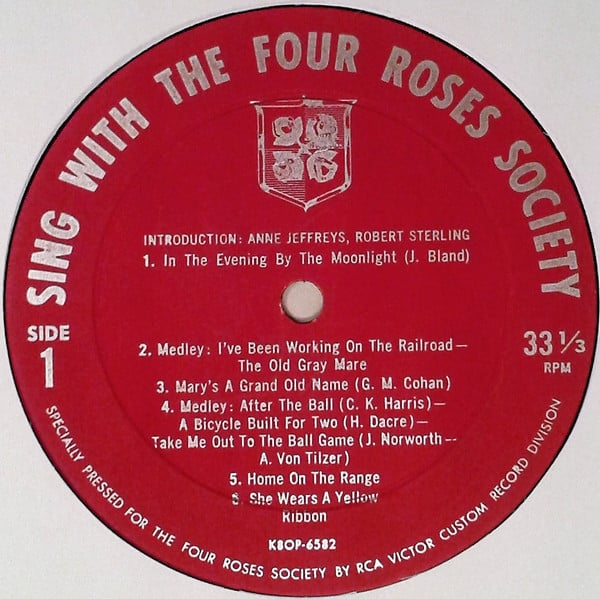 Four Roses Society - Sing With The Four Roses Society