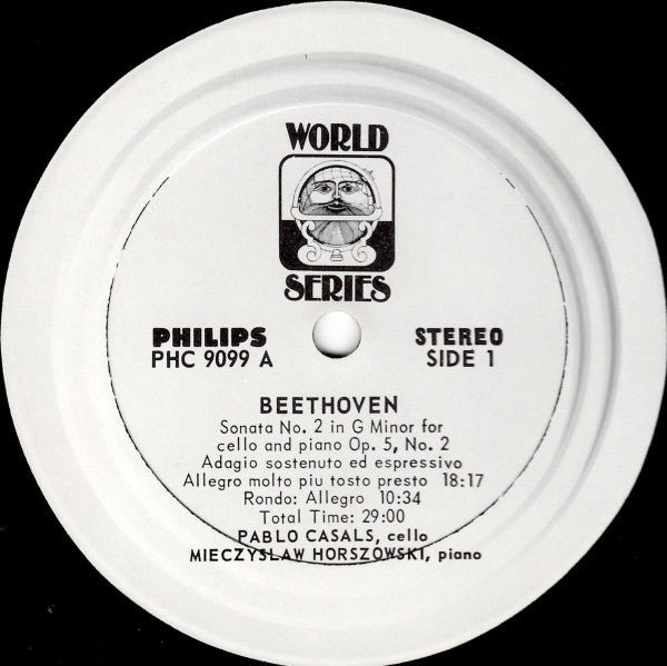 Ludwig van Beethoven, Pablo Casals - Beethoven Cello Sonatas Nos 2 & 5