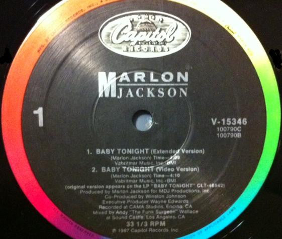 Marlon Jackson - Baby Tonight