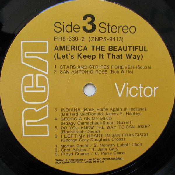 Various - America The Beautiful (Let's Keep It That Way)