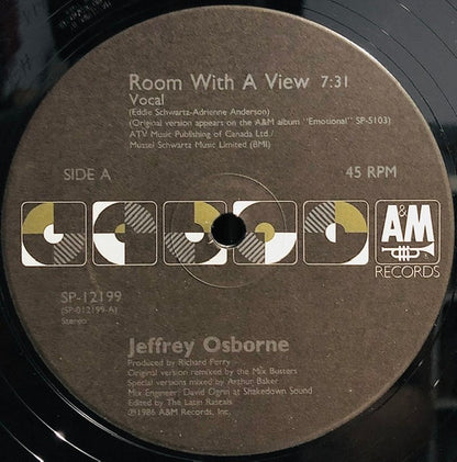 12" Single: Jeffrey Osborne - Room With A View