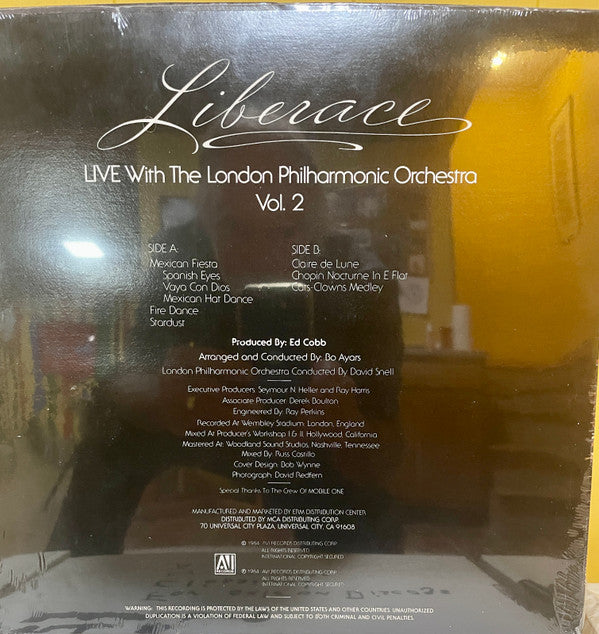 Liberace - Liberace Live With The London Philharmonic Orchestra Vol. 2