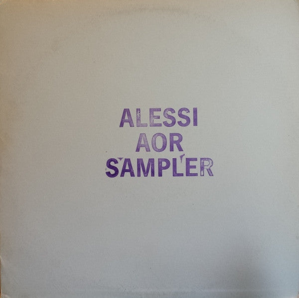 Alessi - AOR Sampler