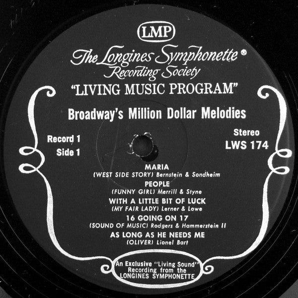 The Longines Symphonette, The Singing Choraliers - Broadway's Million Dollar Melodies