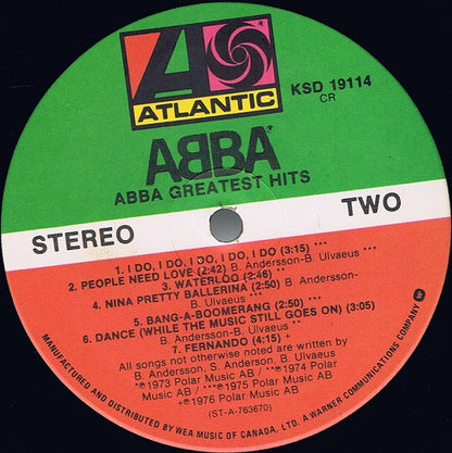 ABBA - Greatest Hits
