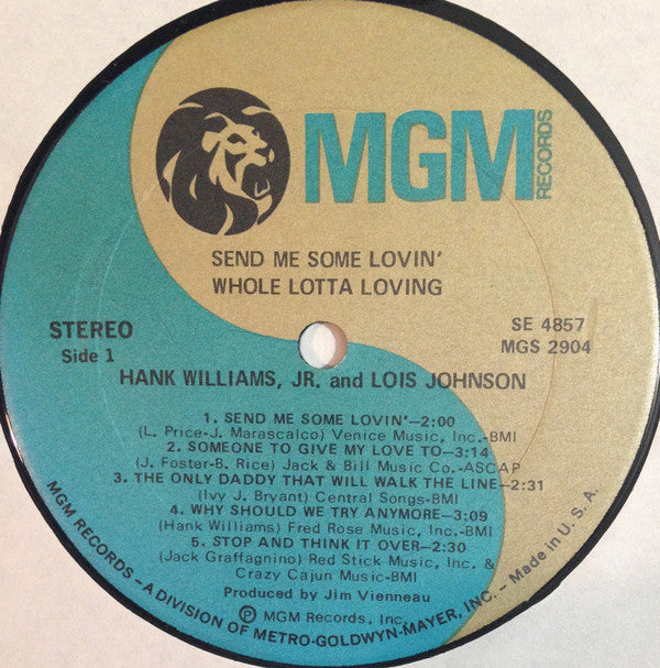 Hank Williams Jr., Lois Johnson - Whole Lotta Loving
