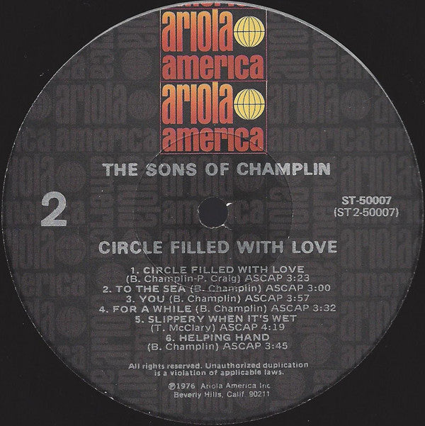 The Sons Of Champlin - A Circle Filled With Love