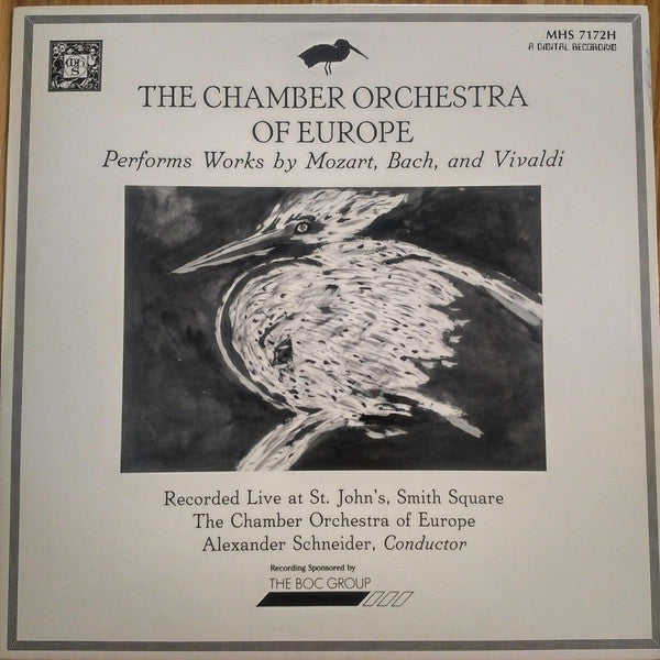 Wolfgang Amadeus Mozart, Johann Sebastian Bach, Antonio Vivaldi, The Chamber Orchestra Of Europe, Alexander Schneider - Performs Works By Mozart, Bach, And Vivaldi