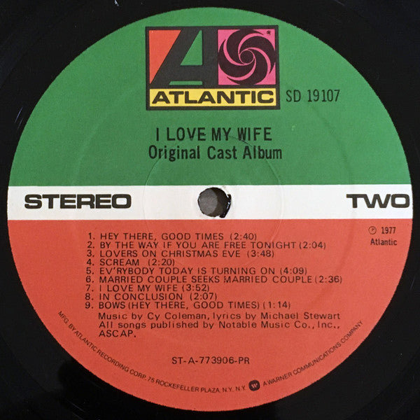 Cy Coleman, Michael Stewart - I Love My Wife