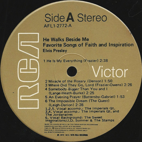 Elvis Presley - He Walks Beside Me (Favorite Songs Of Faith And Inspiration)
