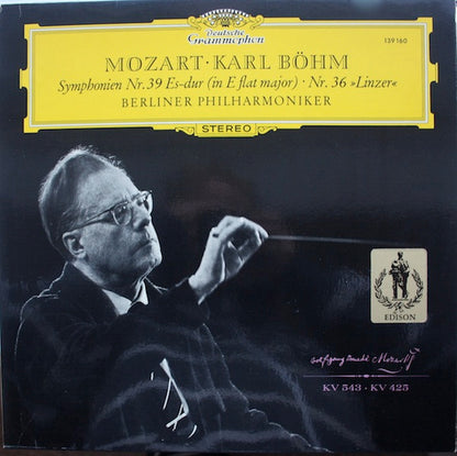 Wolfgang Amadeus Mozart, Berliner Philharmoniker, Karl Böhm - Symphonien Nr. 39 Es-Dur (In E Flat Major) / Nr. 36 "Linzer"