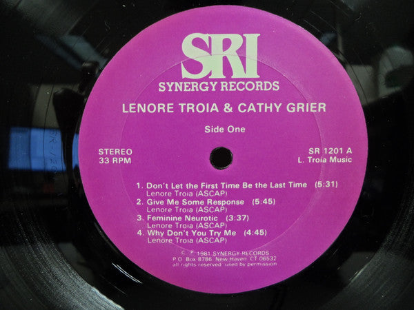 Lenore Troia, Cathy Grier - Don't Let The First Time Be The Last Time