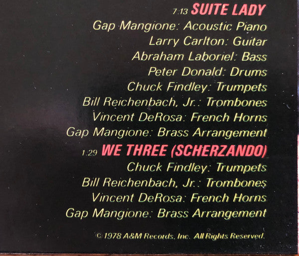 Gap Mangione - Suite Lady