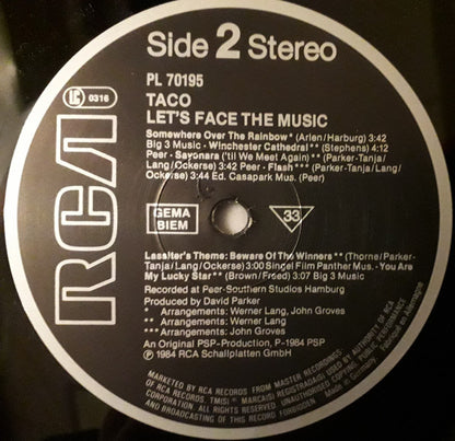 Taco - Let's Face The Music