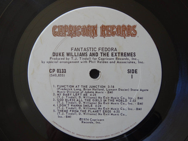Duke Williams And The Extremes - Fantastic Fedora