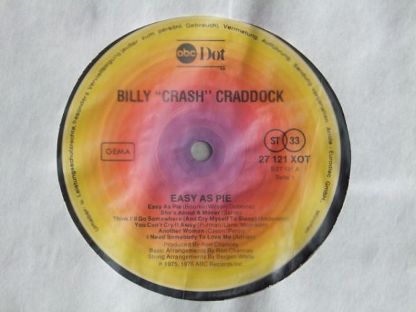 Billy 'Crash' Craddock - Easy As Pie