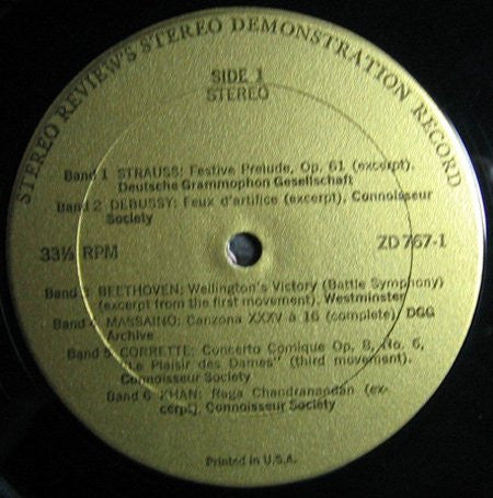 Various - Stereo Demonstration Record