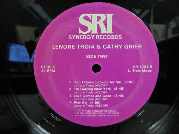 Lenore Troia, Cathy Grier - Don't Let The First Time Be The Last Time