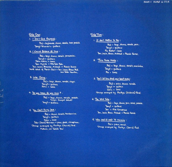 Phil Collins - Hello, I Must Be Going!