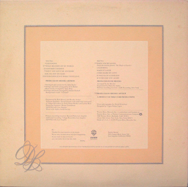 Debby Boone - Midstream