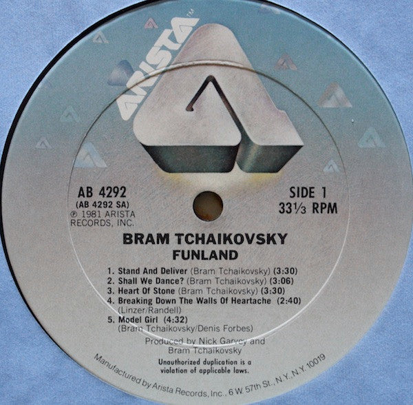 Bram Tchaikovsky - Funland