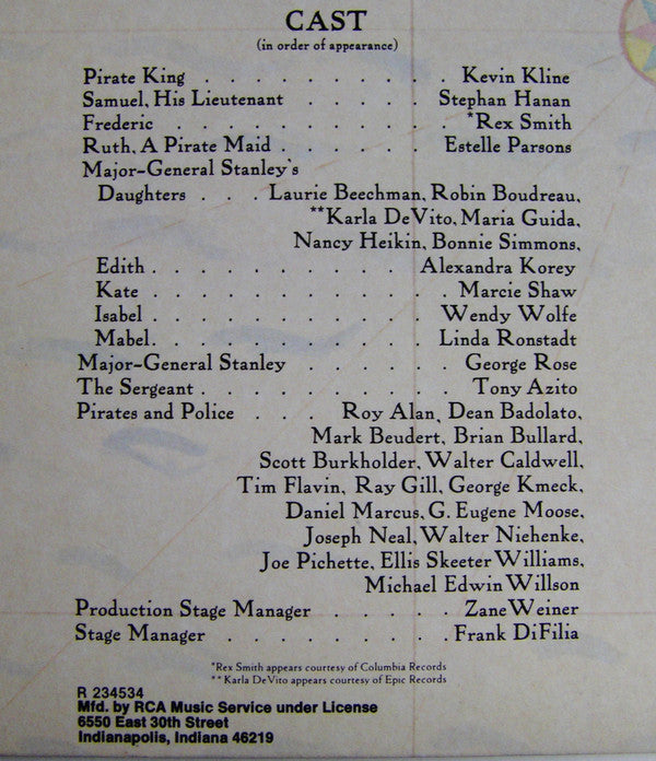 Various - Gilbert & Sullivan's The Pirates Of Penzance