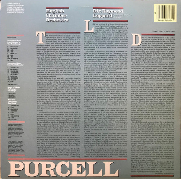 Henry Purcell - The Gordion Knot Untied / Abdelazer (The Moor's Revenge) / The Old Bachelor / Sonata In D Major For Trumpet And Strings