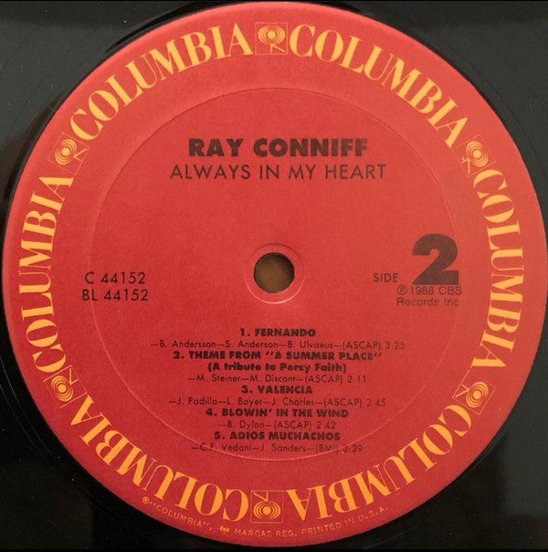 Ray Conniff - Always In My Heart